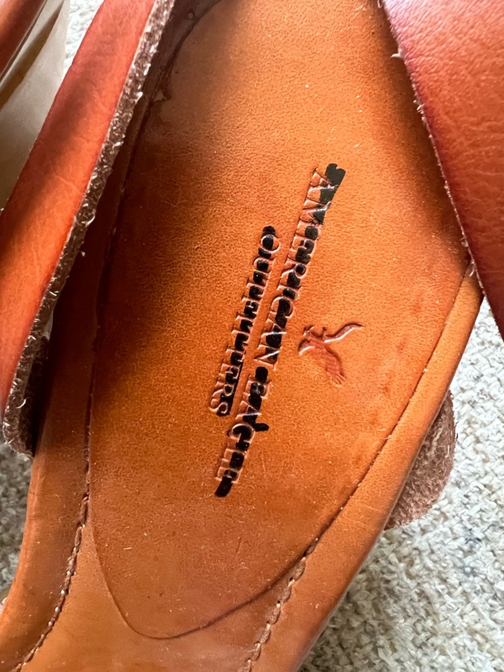 American Eagle Outfitters Women's Brown Strappy Leather Sandal Heels sz 9 - Picture 6 of 8